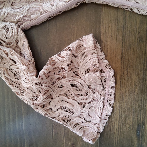 Adrianna Papell Pastel Lace Shirt - Picture 2 of 7